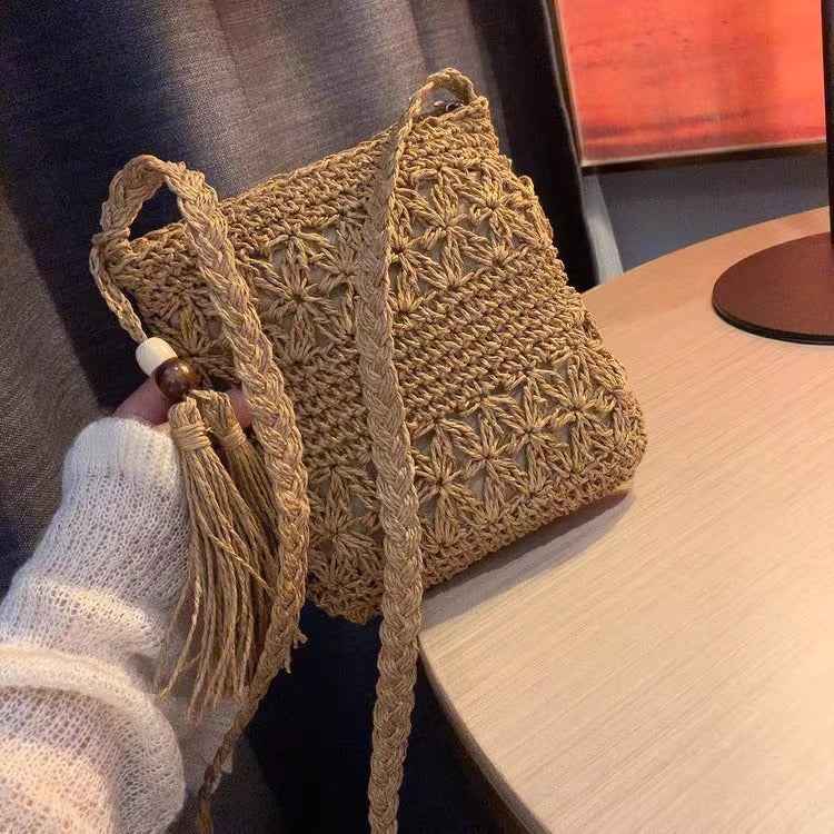 Handwoven Small Square Bag Shoulder Bagcute And Compact, Perfect For Everyday Wear