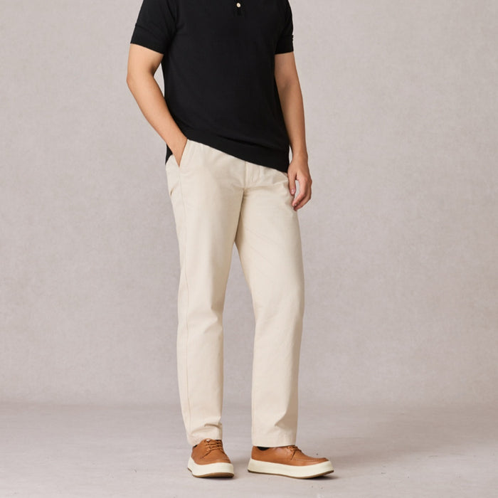 Pantalon long de ville haut de gamme, coupe ajustée, pour le printemps et l'automne
