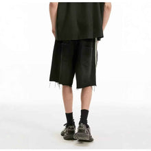 Men's Fashionable And Versatile Ripped Denim Shorts