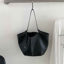 High Capacity Solid Color Versatile Womens Tote And Shoulder Bag