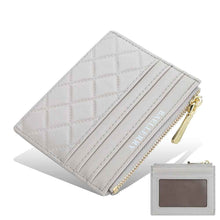 Womens Drivers License Card Holder Slim Zippered ID Case