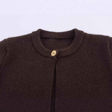 Fashionable Tassel-Trimmed Button Knitted Coat For Women