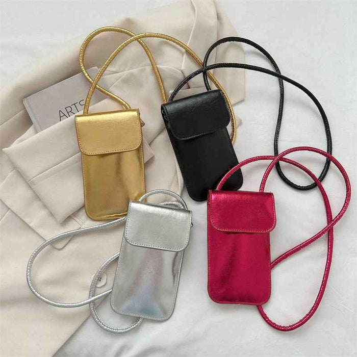 Nouveau sac à bandoulière style coréen chic et laqué pour l'été
