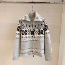 Womens V-neck Knitted Cardigan Sweater Jacket
