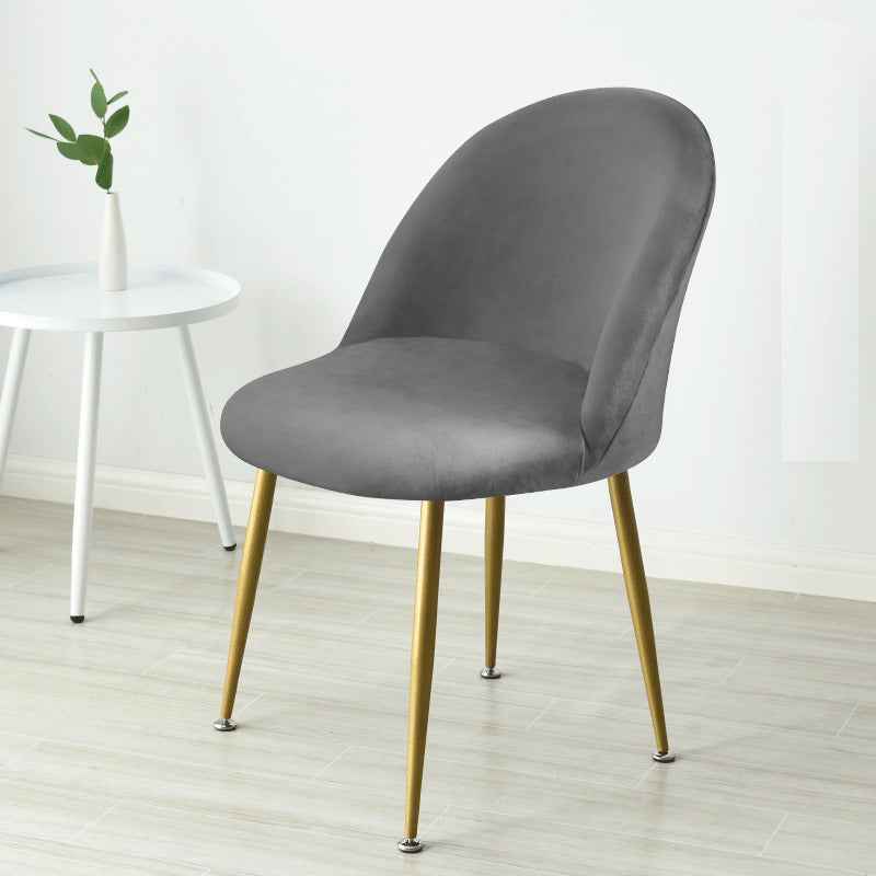 Ultra-Soft Silver Fox Fleece Duckbill Chair Cover