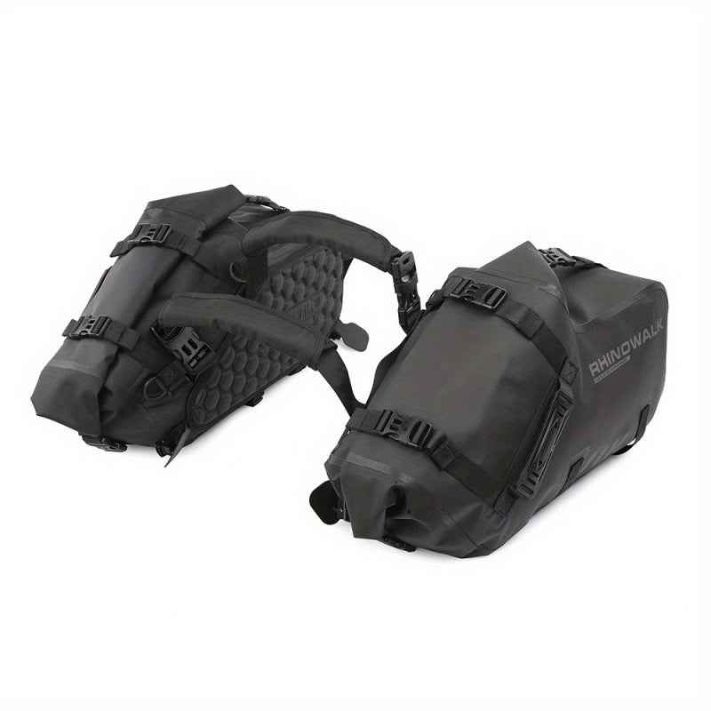 Adjustable-strap Textile Saddle Bag