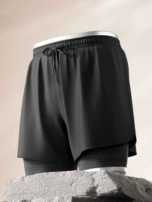 Men's Equipment Spring Pants Men's Double-layer Swimming Trunks