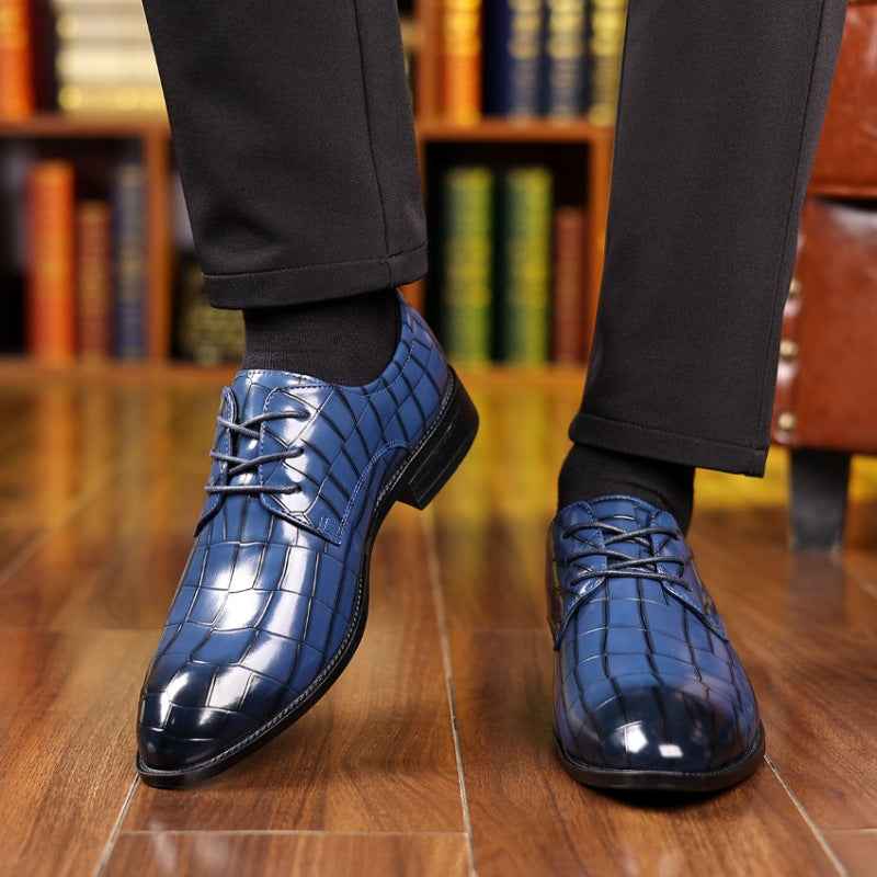 Men's Formal Casual Breathable Pointed Leather Shoes