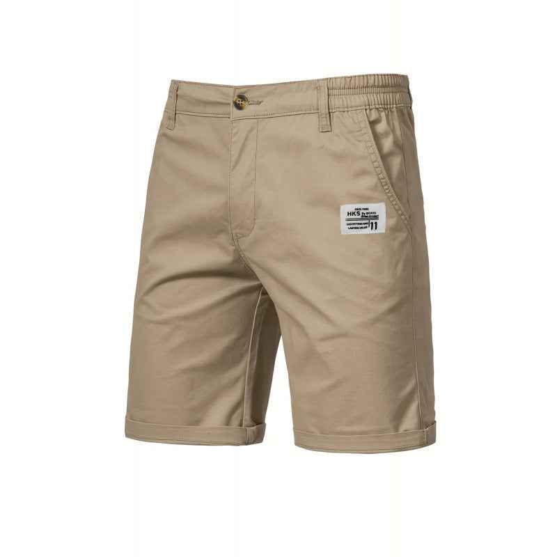Solid-color Cargo Pants In A Work-style Desig