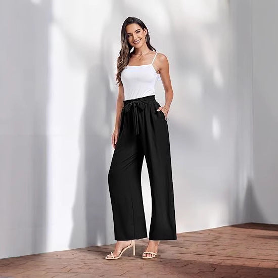 Pantalon coupe ample alliant style décontracté et professionnel