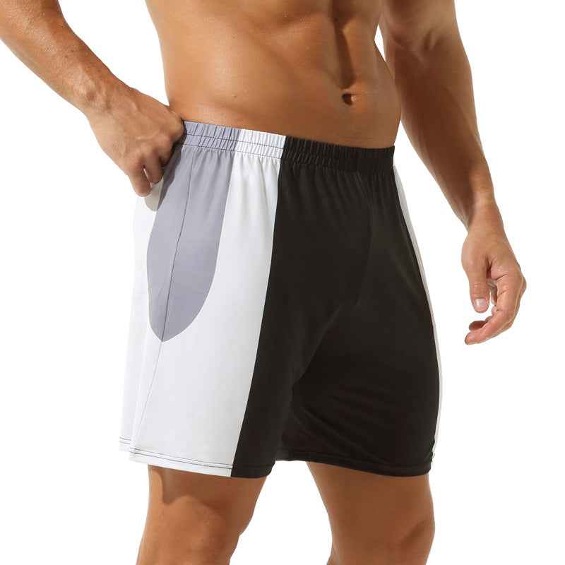 Sports Mid-length Pants Color-blocked Casual And Fashionable