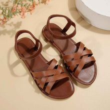 Round Toe Flat Sole Sandals For Women