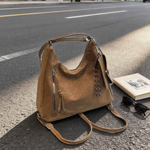 Retro Matte Relaxed-style Commuter Shoulder Bag