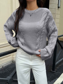 Leisure Minimalist Long Sleeve Sweaters Women's Clothing