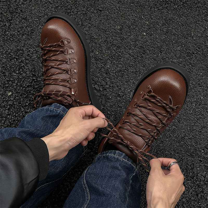 British-style Men's Shoes, Edgy And Stylish Leather Shoes For Men