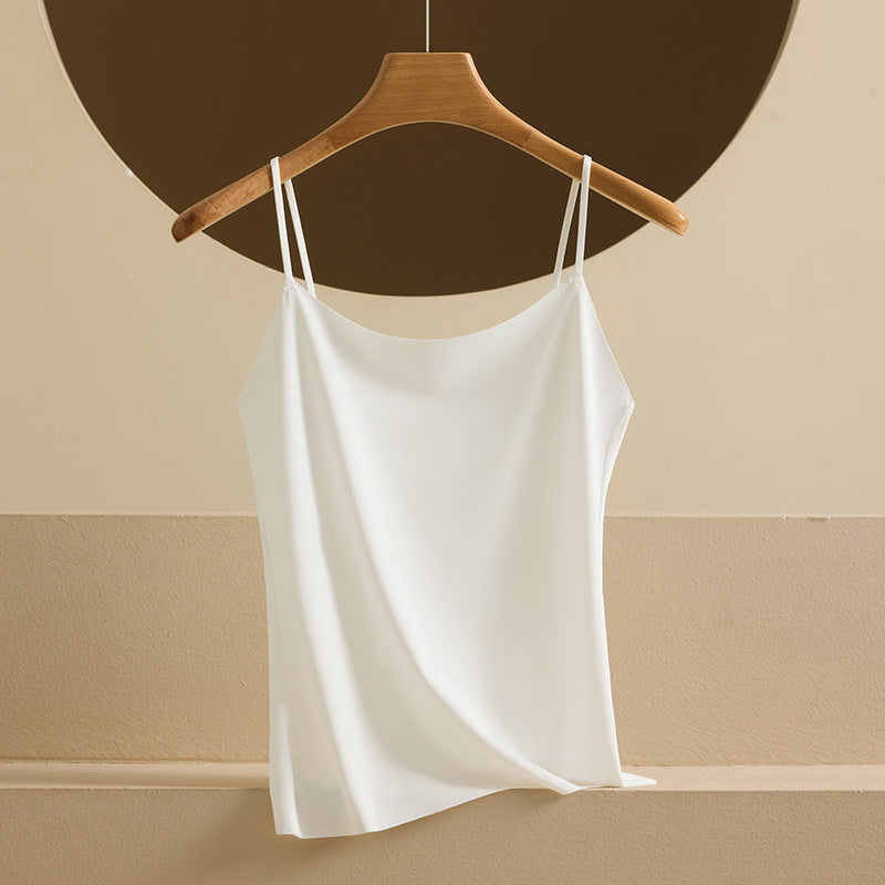 Summer Seamless Ice Silk Camisole Womens Solid Color Casual Inner Layer Top by Mirlaine Univers Summer Seamless Ice Silk Camisole Womens Solid Color Casual Inner Layer Top Mirlaine Univers summer-seamless-ice-silk-camisole-womens-solid-color-casual-inner-layer-top 0 Summer Seamless Ice Silk Camisole Womens Solid Color Casual Inner Layer Top Mirlaine Univers Summer Seamless Ice Silk Camisole Womens Solid Color Casual Inner Layer Top