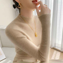 Half Turtleneck Cashmere Slim Top Sweaters Bottoming Shirt