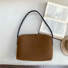 Retro Suede-Like Simple All-Match Tote Bag For Women