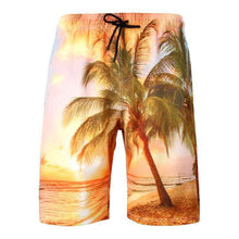 Men's Beach Printed Seaside Sports Shorts