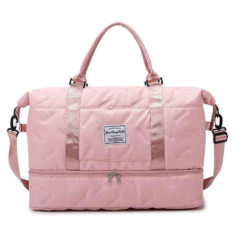 High-capacity Fitness Bag With A Dry-wet Separation Design
