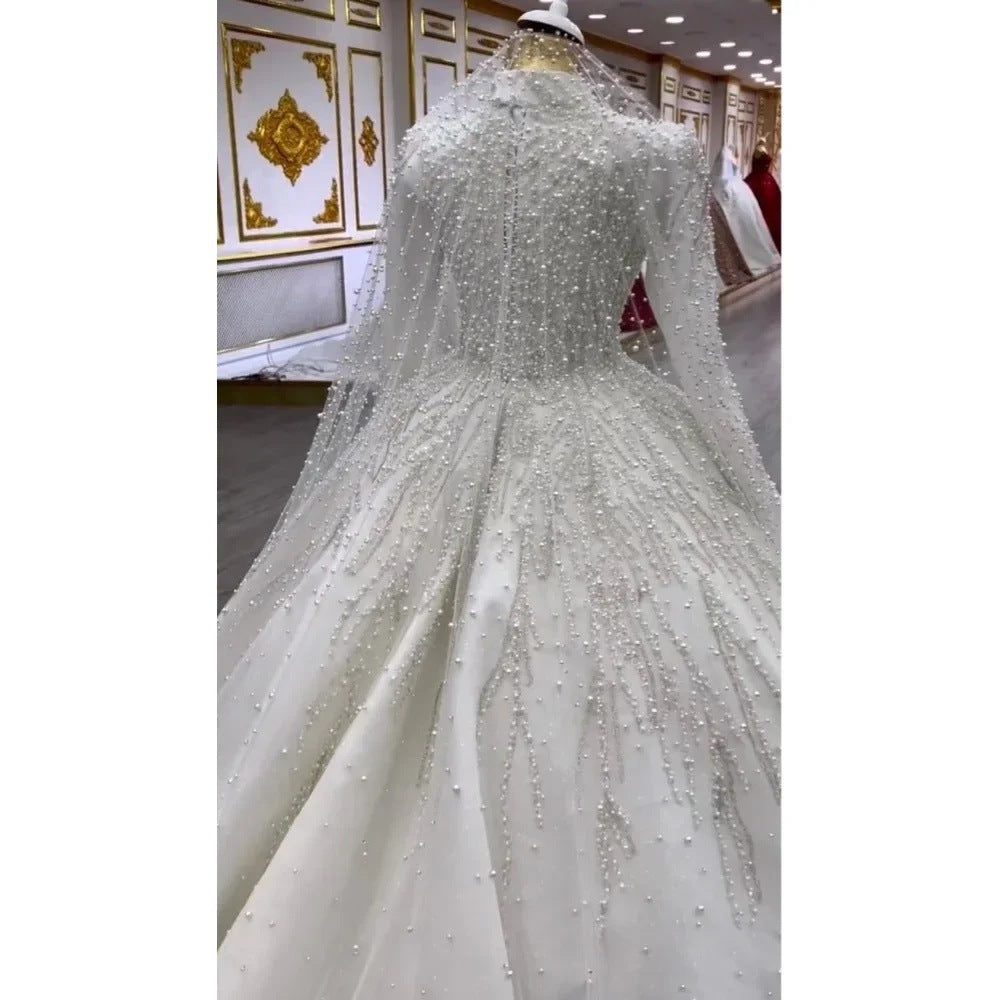 Bride Owner Wedding Dress Trailing Wedding Pettiskirt by Mirlaine Univers