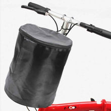 Pure Black Cloth Hanging Basket Bicycle Basket Folding Bicycle Basket