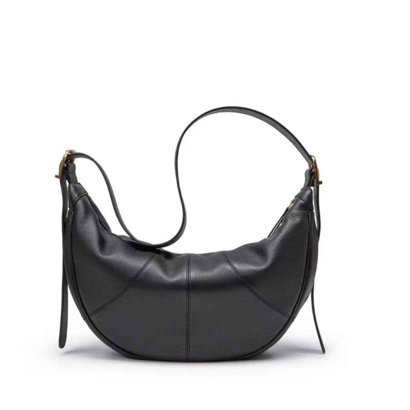 Womens First-layer Cowhide Bag With A Niche Design A Stylish Crossbody Or Shoulder Bag