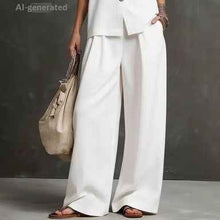 Seasonal Laid-back Linen Suit