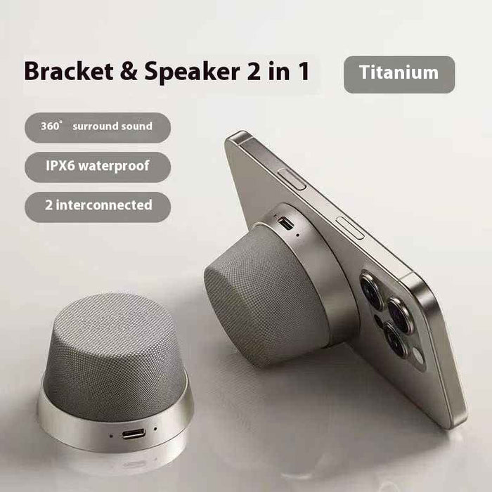 Enceinte Bluetooth portable étanche et magnétique