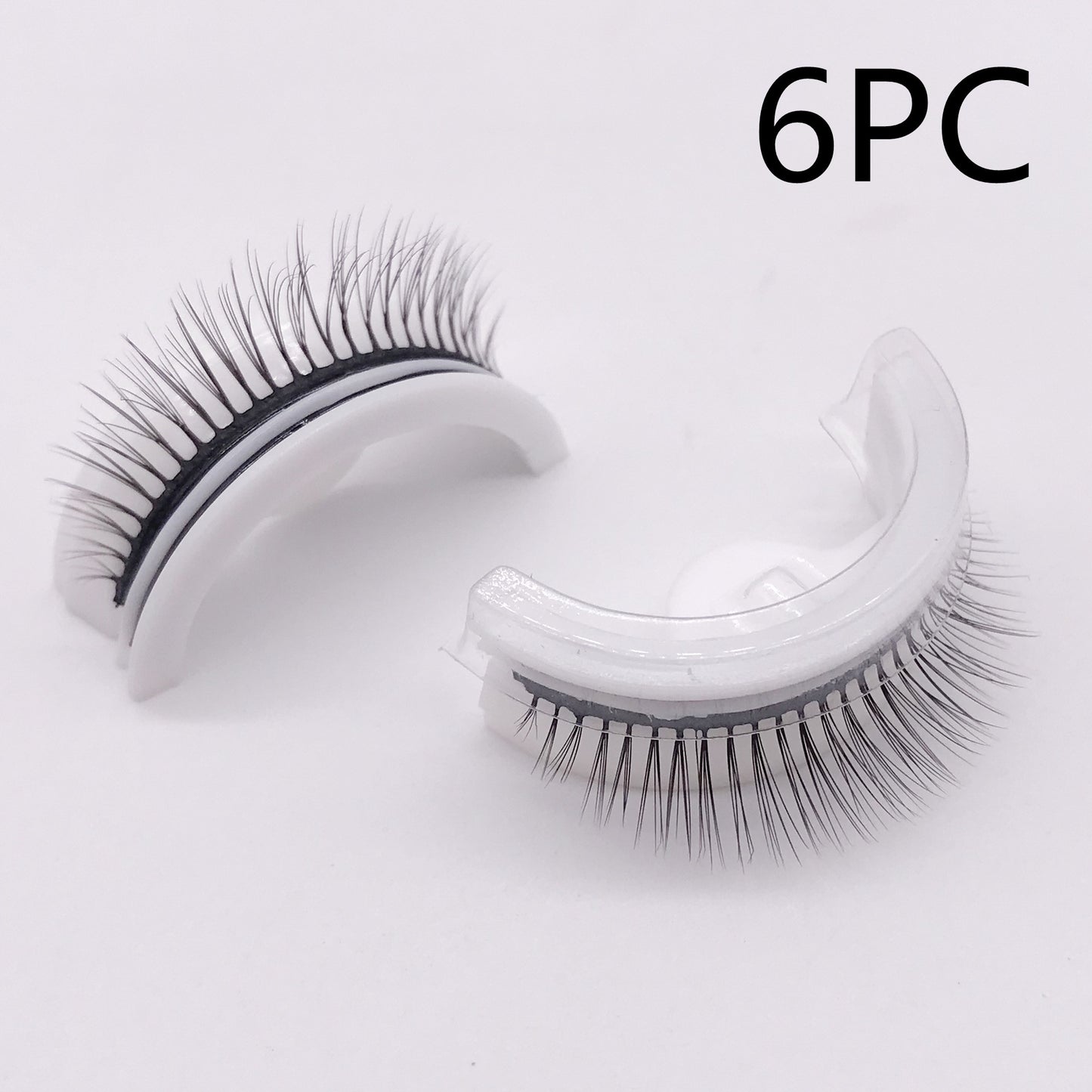 Reusable 3D Mink Lashes Natural False Eyelashes Self Adhesive Fake Glue Free Makeup Eyelash Extension Silk by Mirlaine Univers