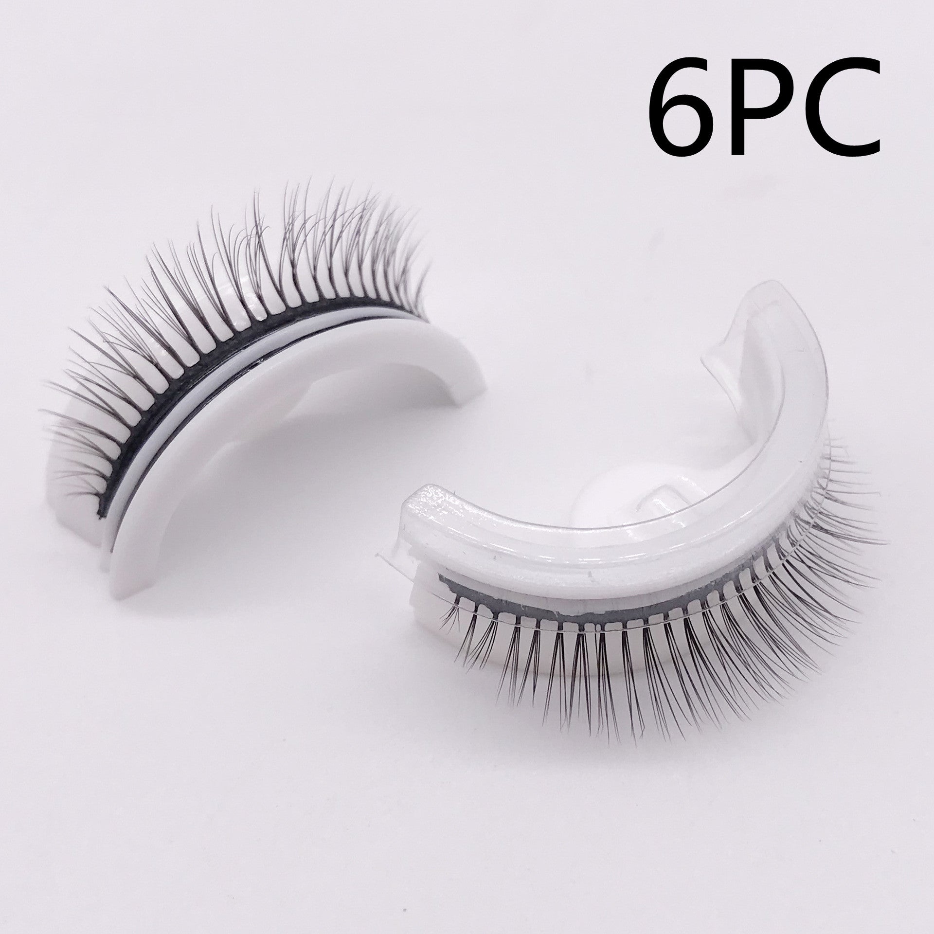 Reusable 3D Mink Lashes Natural False Eyelashes Self Adhesive Fake Glue Free Makeup Eyelash Extension Silk by Mirlaine Univers