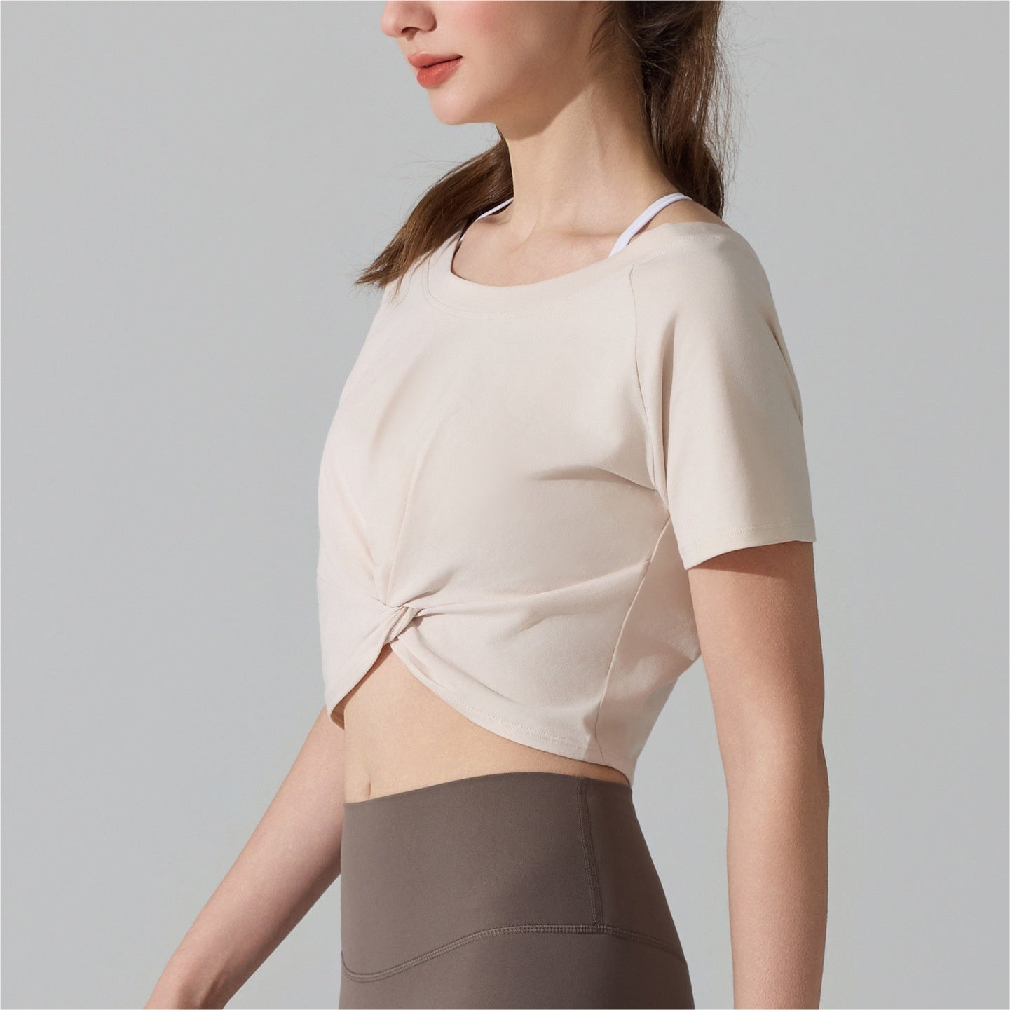 Women's Knotted Pilates Short-Sleeve T-Shirt by Mirlaine Univers Women's Knotted Pilates Short-Sleeve T-Shirt Mirlaine Univers womens-knotted-pilates-short-sleeve-t-shirt 0 Women's Knotted Pilates Short-Sleeve T-Shirt Mirlaine Univers Women's Knotted Pilates Short-Sleeve T-Shirt