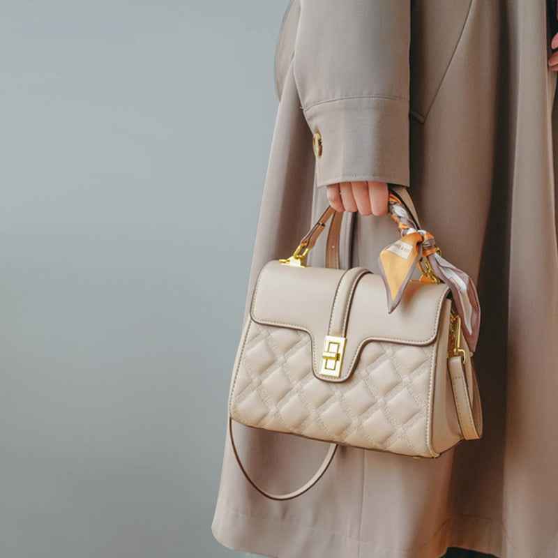 High-End Textured Large-Capacity Tote Crossbody Bag