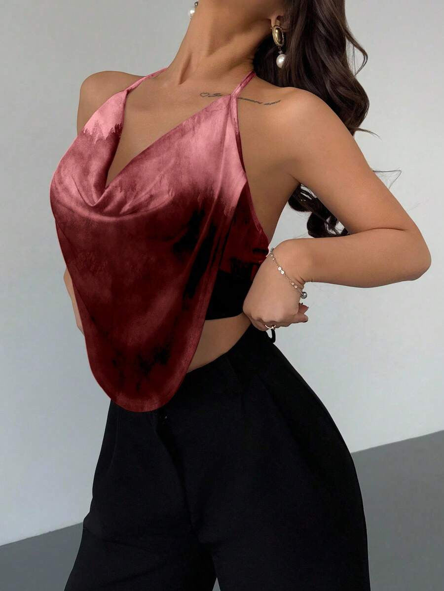 Women's Y2K Halter Neck V-Neck Backless Camisole by Mirlaine Univers Women's Y2K Halter Neck V-Neck Backless Camisole Mirlaine Univers womens-y2k-halter-neck-v-neck-backless-camisole 0 Women's Y2K Halter Neck V-Neck Backless Camisole Mirlaine Univers Women's Y2K Halter Neck V-Neck Backless Camisole