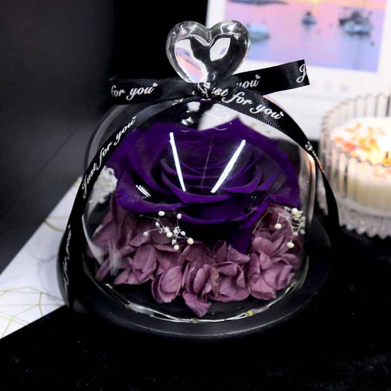Christmas Flower With Light Little Love Glass Cover Ornaments