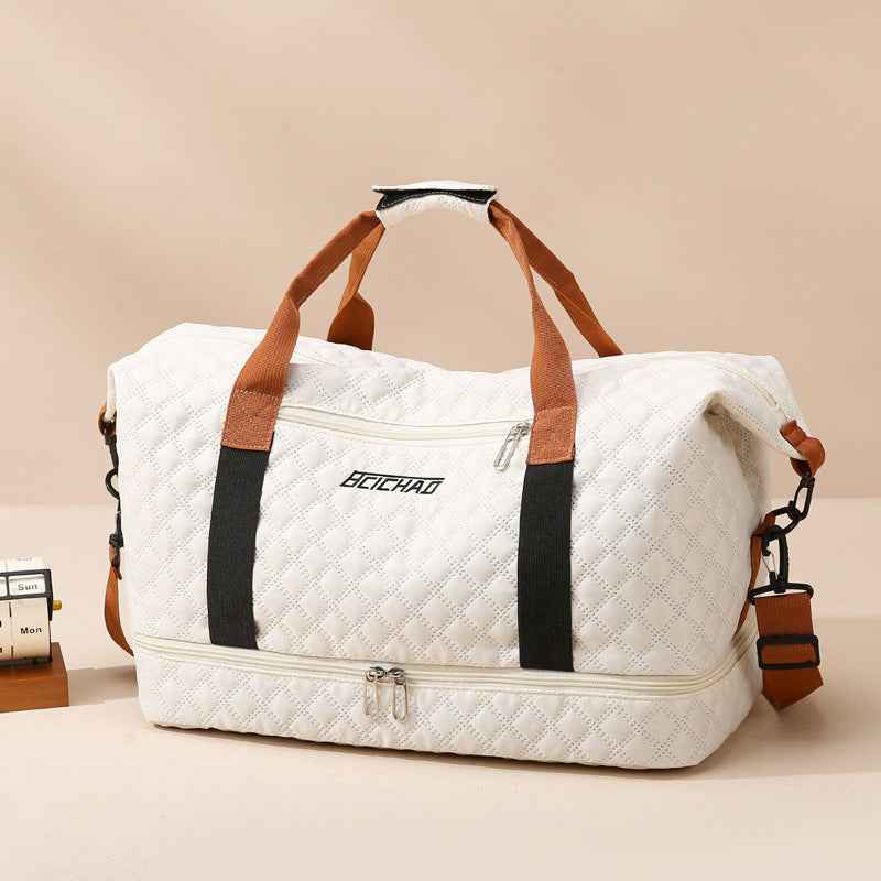 High-Capacity Sports Fitness Carry-On Duffel Bag For Short Trips