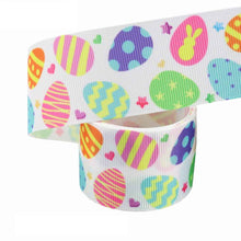 New Easter Printed Egg Ribbon Gift Packing Ribbon Rabbit Radish Scene