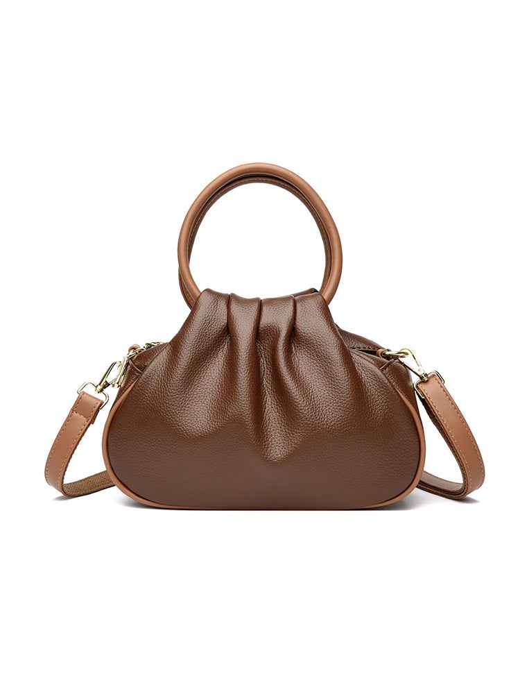 Large-capacity Pleated Crossbody Shoulder Bag For Women
