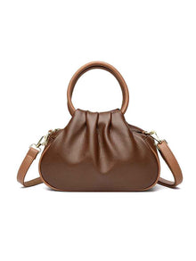 Large-capacity Pleated Crossbody Shoulder Bag For Women