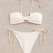 European And American Style Bikini Womens Shell Design Simple Fashion Swimsuit Womens Set