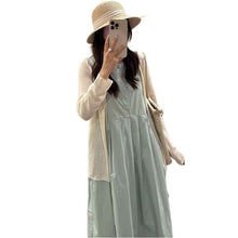 Womens Soft Knit Loose All-Match Comfortable Dress