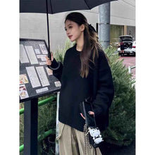 Gray Women's Pullover Knit Sweater