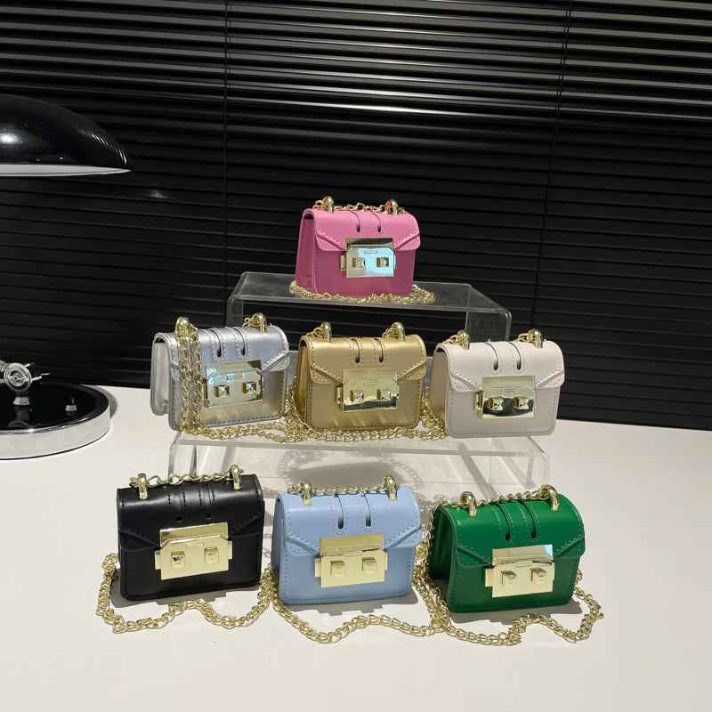 Womens Casual Stylish Crossbody Shoulder Bag With Chain