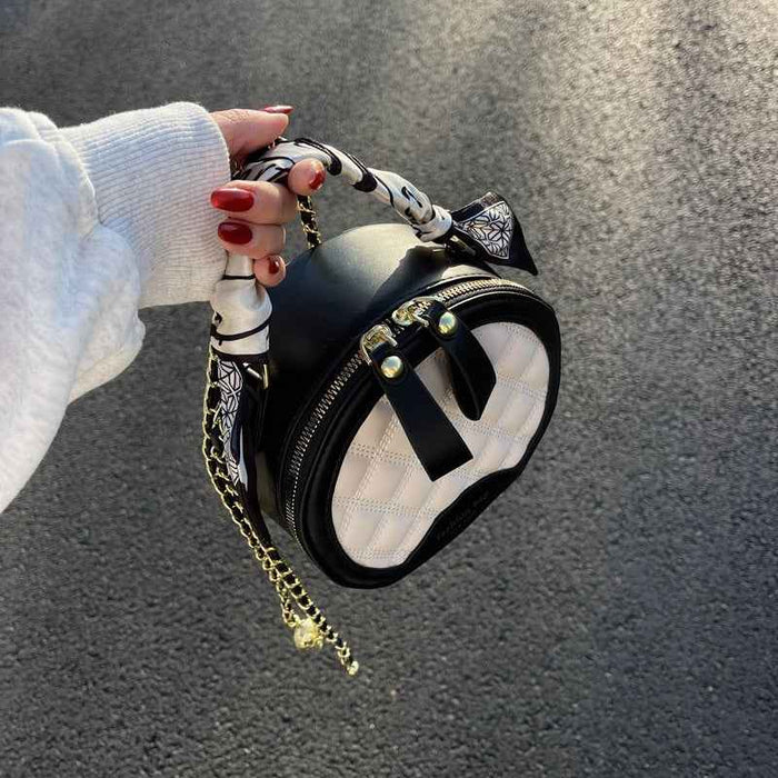 Petit sac pour femme brodé à motif losanges