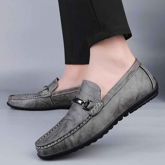 Men's Plus Size Genuine Leather Breathable Shoes