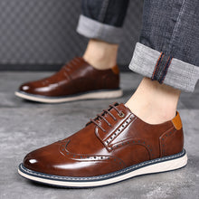 British Mens Business-Casual Leather Shoes by Mirlaine Univers