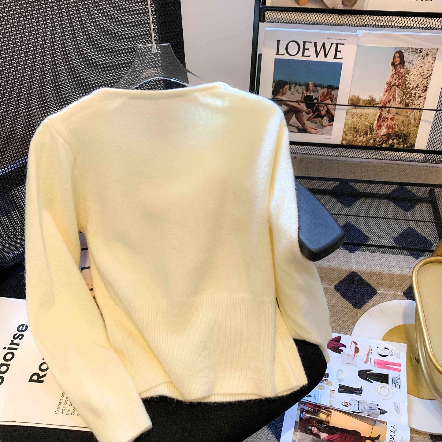 Man's Wear Fake Two-piece Knitted Sweaters