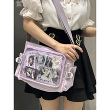 Everyday Versatile Transparent Single-shoulder Canvas Bag