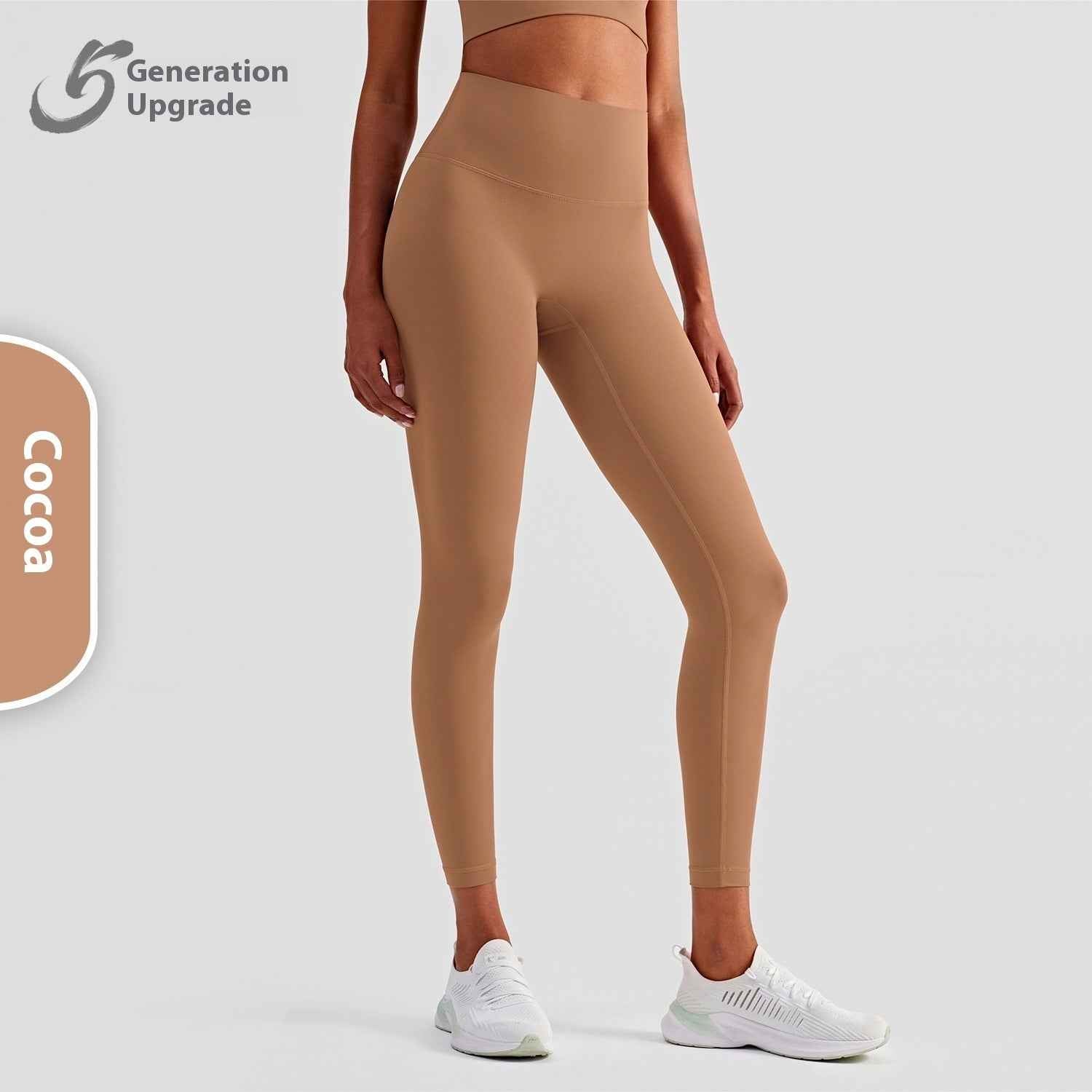 High Waist Hip Lift Anti-curling Tight Sports Pants