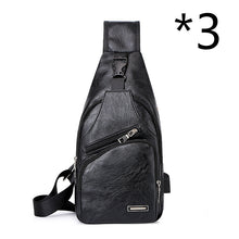Casual Fashion Men's USB Charging Chest Bag by Mirlaine Univers